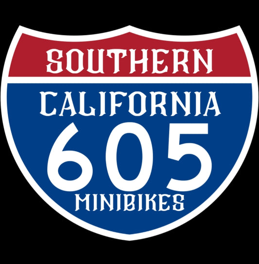 NEW 605 Minibikes Sticker